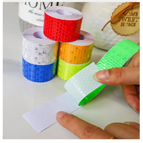 Solid Color Reflective Stickers Personality Waterproof Car Class Modification Warning Signs Highlighting Safety Reflective StripPinstriping Tape 3