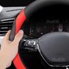 For VW Volkswagen T-Cross D Type Steering Wheel Ultra Thin Leather Steering Protector Anti Scratch Non-slip Auto Accessories
