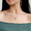 Niche Design Cherry Light Luxury Titanium Steel Necklace - Versatile Korean Style Clavicle Chain for Women