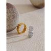 Yhpup Ocean Style Adjustable Metal Shell Open Ring High Quality Plated for Women 316L Stainless Steel Summer Trendy Jewelry Gift