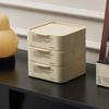1pc Desktop Storage Drawer Tea Table Stackable Storage Box Coffee Capsule Organizer Box Cosmetics Organizer Plastic Mini Drawer
