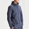 Li Ning Training Series Full Zip Hooded Fleece Sports Jacket Men Jackets Navy-Blue AFDQ703-5
