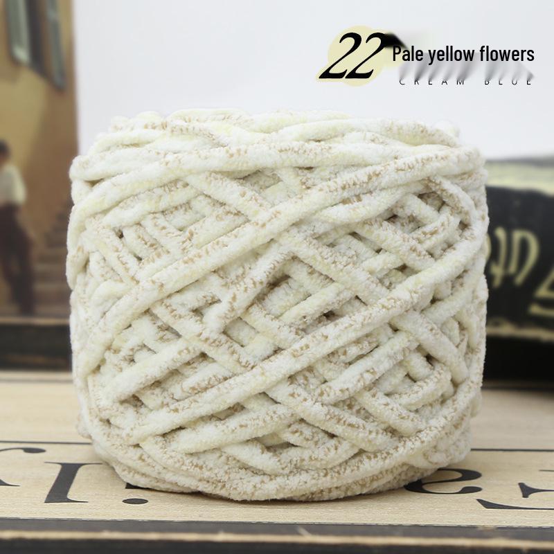 Ice Wool Thick Knitting Yarn for Blankets, Slippers, Neck Warmers, and Scarves