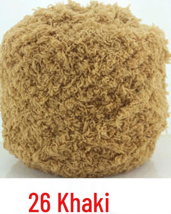 

Трехпрядная пушистая пряжа из кораллового флиса для ручного вязания объемных шарфов и полотенец