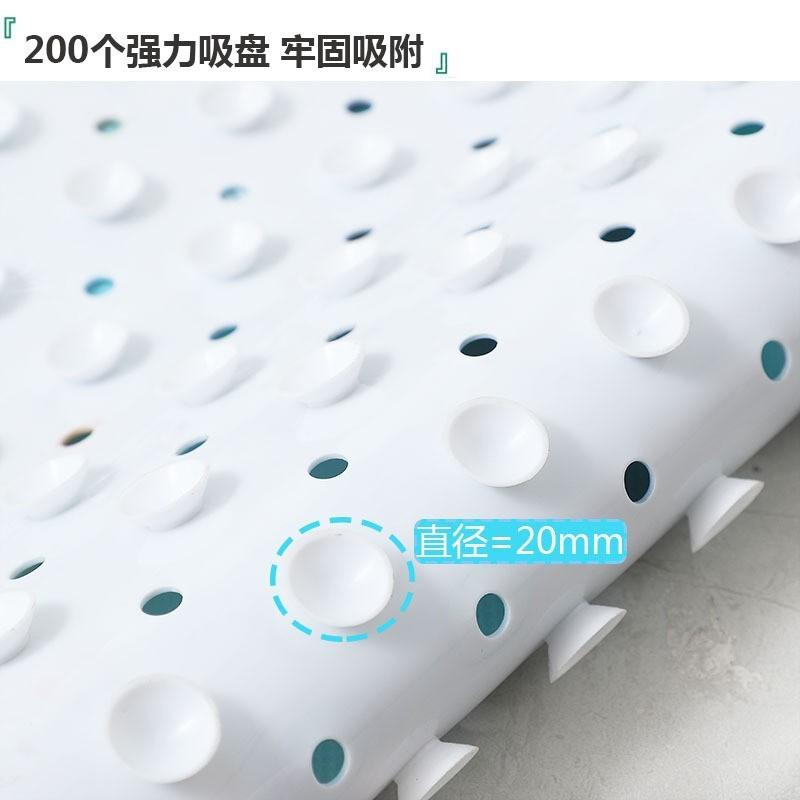40x100cm Anti-Skid Shower Bath Mat Cute Cartoon Sea World Design Sucker Non-Slip Soft Pad Kid's Elder Carpet Rug for Bathtub