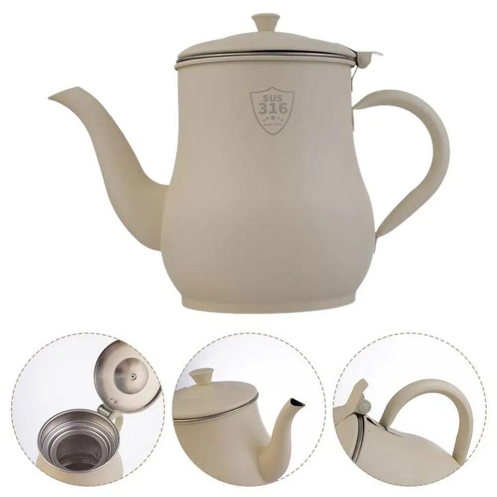 Thickened Stainless Steel Oil Pot Large Capacity Oil Filter Pot  Kitchen Supplies