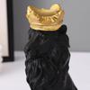 Decorative Crown Lion King Statue Showpiece Sculpture Animal Figurines