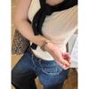 Heart Pattern Leather Loop Strap, Cute Style For Apple Watch Ultra 11/10/9/8/7/6 38/40/41/42/44/45/46/49mm Universal Watch Band