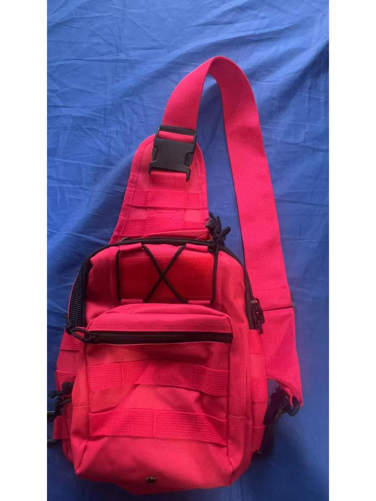 Camouflage Canvas Fahrrad Umhängetasche Brusttasche für Outdoor-Sportarten