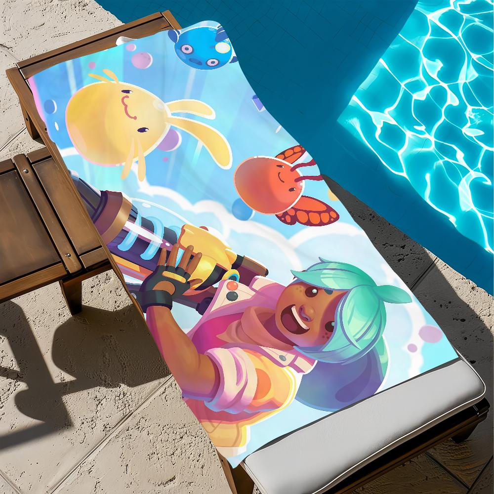 

Towel Beach Bath Quick-Drying Lightweight Rancher Portable Sauna Camping Swim Slime Pool Game 2 Travel W30*H60(CM)