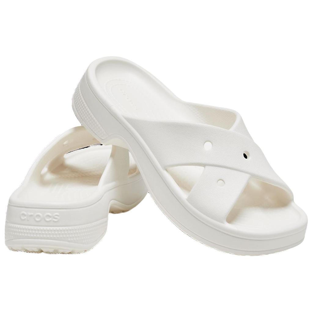 Crocs Casual Simple EVA Anti-Friction Slide Sandals Women Footwear White 210840-0WV