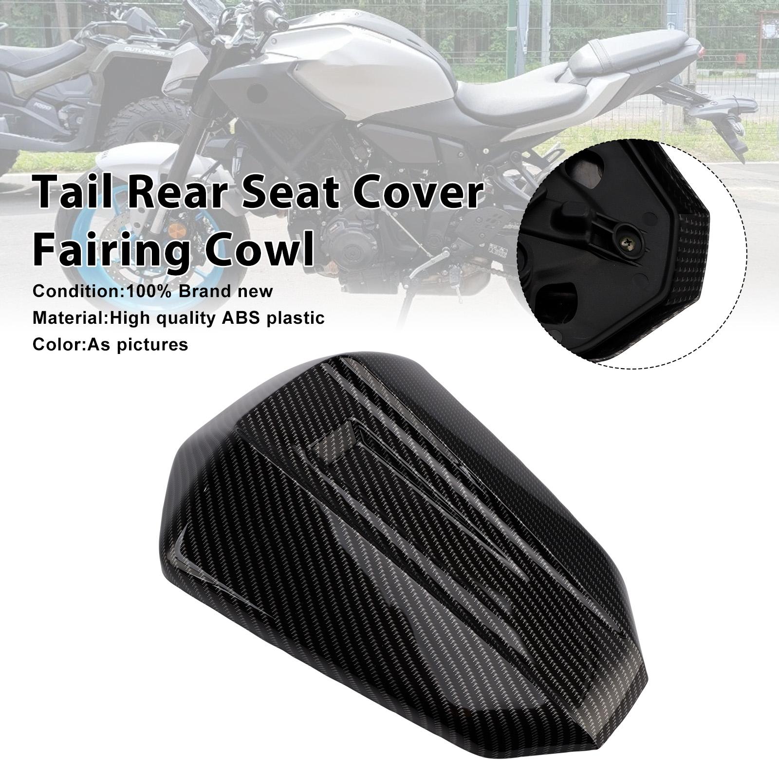 Tail Rear Seat Cover Fairing Cowl For Yamaha MT-07 MT07 2025-2026 Carbon