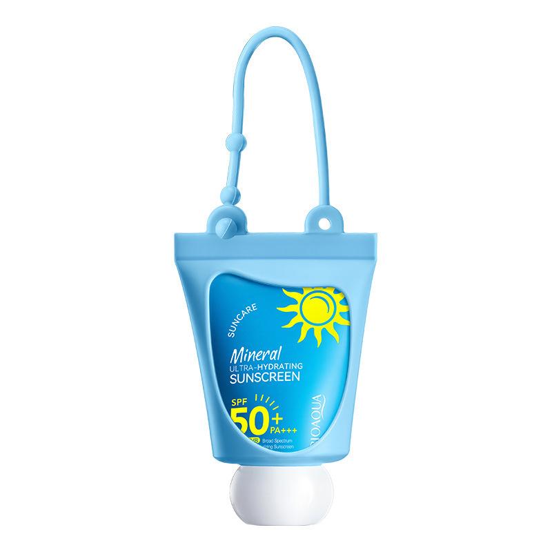 Mineral Sunscreen SPF50+ PA+++ Portable Pendant Sun Cream Hydrating Moisturizing UV Protection Travel 30ml 30ml