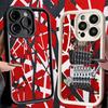 Phone Case for iPhone 17 Air 16E 15 16 Pro Max Eddie Van Halen Graphic Guitar Cover 14 Plus 13 12 Mini Soft Shell Silicone Funda