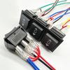 (On)-Off-(On) 220V 10A Momentary Polarity Reversing Rocker 6 Pin 3 Position Automatic Reset Switch Motor Control Car