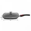 PATELNIA GRILLOWA GRANITOWA 28cm KINGHOFF KH-1511 ZDEJMOWANA RĄCZKA