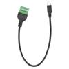 3pcs Solderless Micro USB Adapter Cable Portable USB 5 Pin Connector  for Outdoor Activities