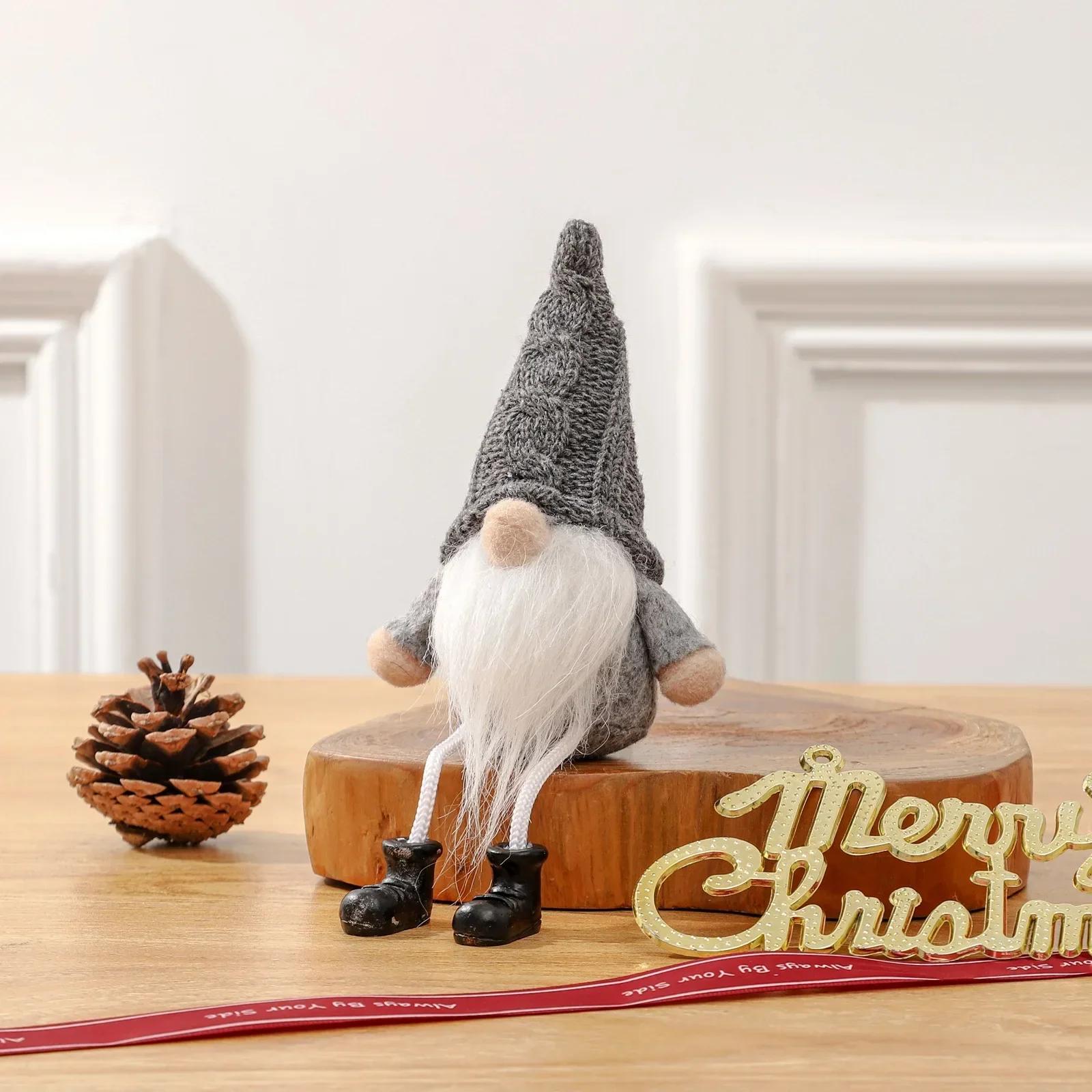 

Гном Рождественская Безликая Кукла Счастливого Рождества Украшения Для Дома Рождественское Украшение Рождество Навидад Рождество Новый Год 2025 Подвеска