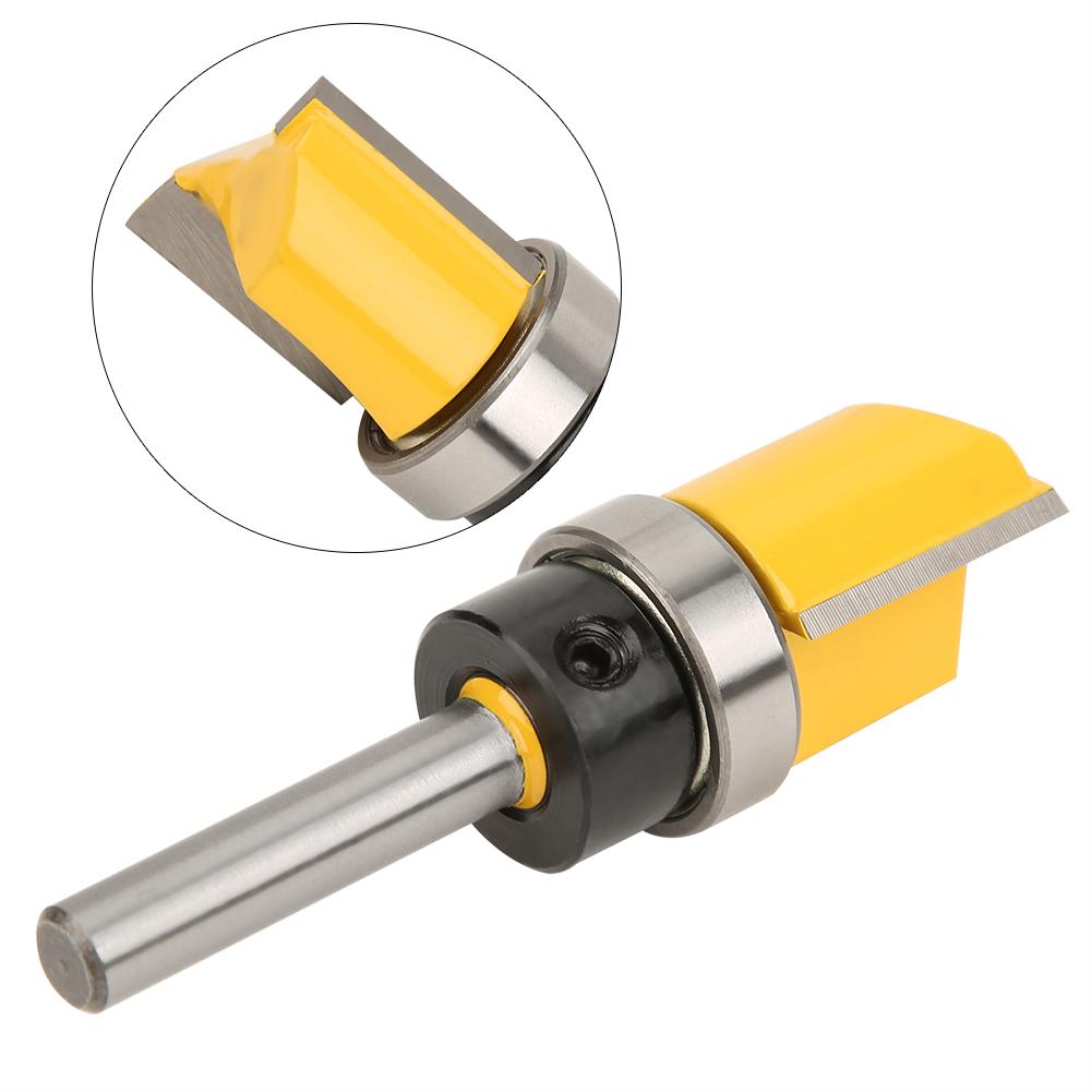 T-Shank Flush Wood Router Bit 1Celsius4in Shank for Trimming