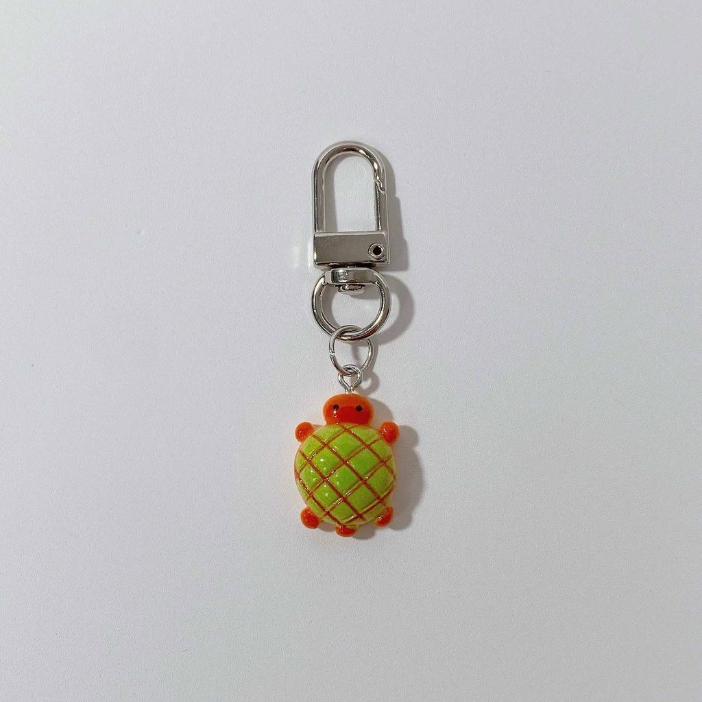 Hot Turtle Phone Charms Pendant Cute Anime Keychain Cases For iPhone 12 CCD Camera Airpods Earphones Cool Kawaii Accessories