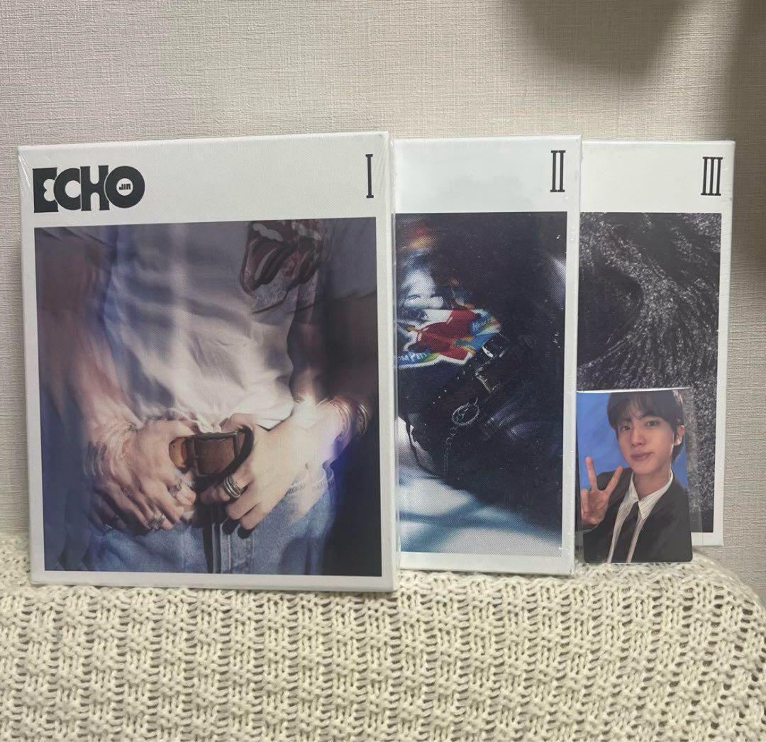 

[USED] BTS JIN Solo Album Echo 3-part set with bonus for purchasing on Weverse