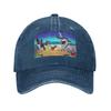 Unisex Baseball Hats Zig & Sharko Cartoons Kid Denim Fabric Streetwear Baseball Caps Hip Hop Cap Casquette
