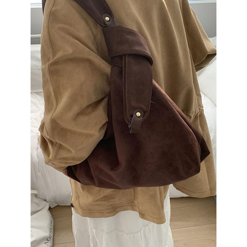 

Retro Underarm Bag, Simple Tote Bag, Large-capacity Single-shoulder Bag