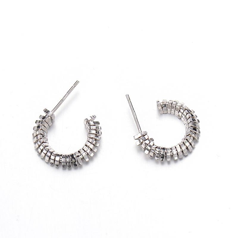 

Маленькие серебряные серьги с серебряными украшениями, простые серебряные серьги