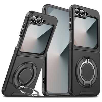 Anti-Drop Non-Slip Magnetic Ring Holder Case For Samsung Galaxy Z Flip7 5G Flip 7 Zflip7 Flip6 Flip 6