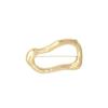 Elegant Geometric Oval Brooch: Stylish Lapel Pin for Suits and Coats