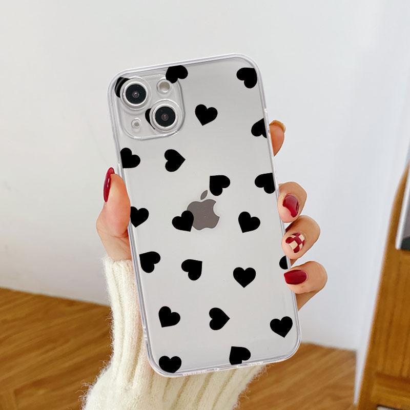 Husă transparentă cu flori pentru Apple iPhone 14 11 13 12 Pro 7 8 Plus XR X XS Max 6 6S 13Pro Husă de telefon din silicon