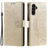 For Samsung Galaxy S24+ Case Mandala Flower Wallet Phone Cover with Strap