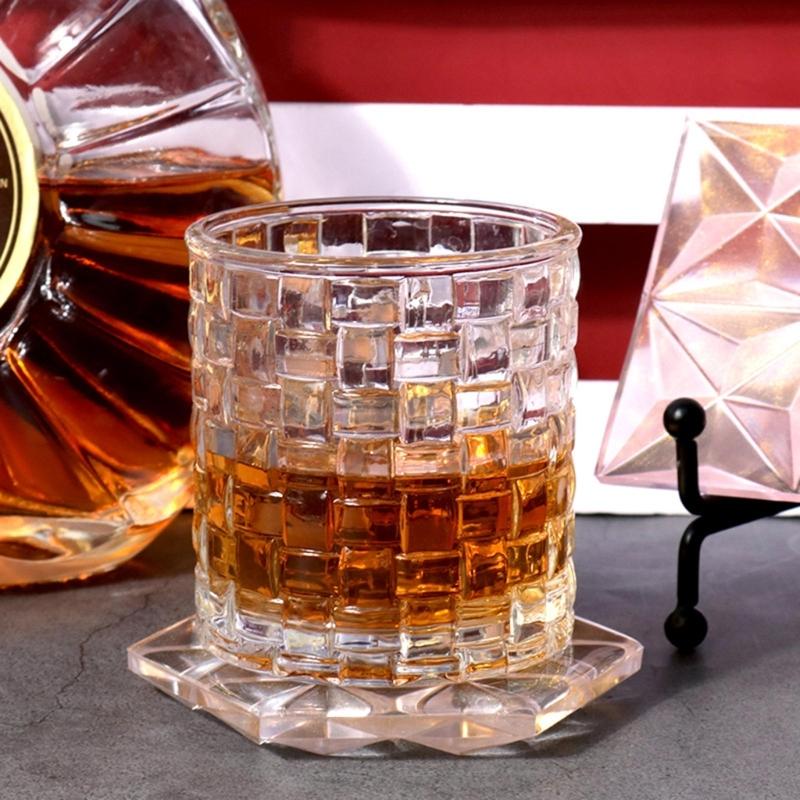 Diy Crystal Epoxy Hexagon Square Coaster Mirror Silicone Mold Dish Tray Mold for Casting with Resin Concrete Cement