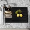 Adjustable Metal Dish Drainer Rack And Silicone Drying Mat Cutlery Holders For Compacts Kitchen Sink Organization Storage