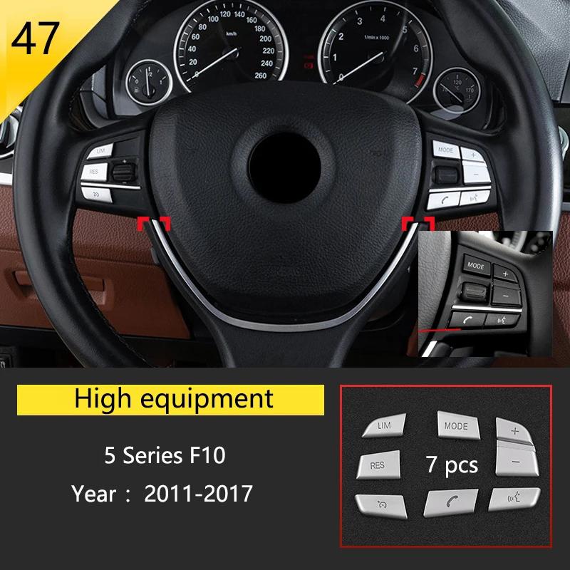 For BMW 5 Series F10 F18 Interior Door Window Switch Button Cover Trim Car Styling Modified Door Button Trim Auto Accessories