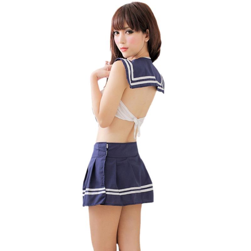 Temptation Lingerie: Set Gonna Sexy Senza Maniche per Gioco di Ruolo