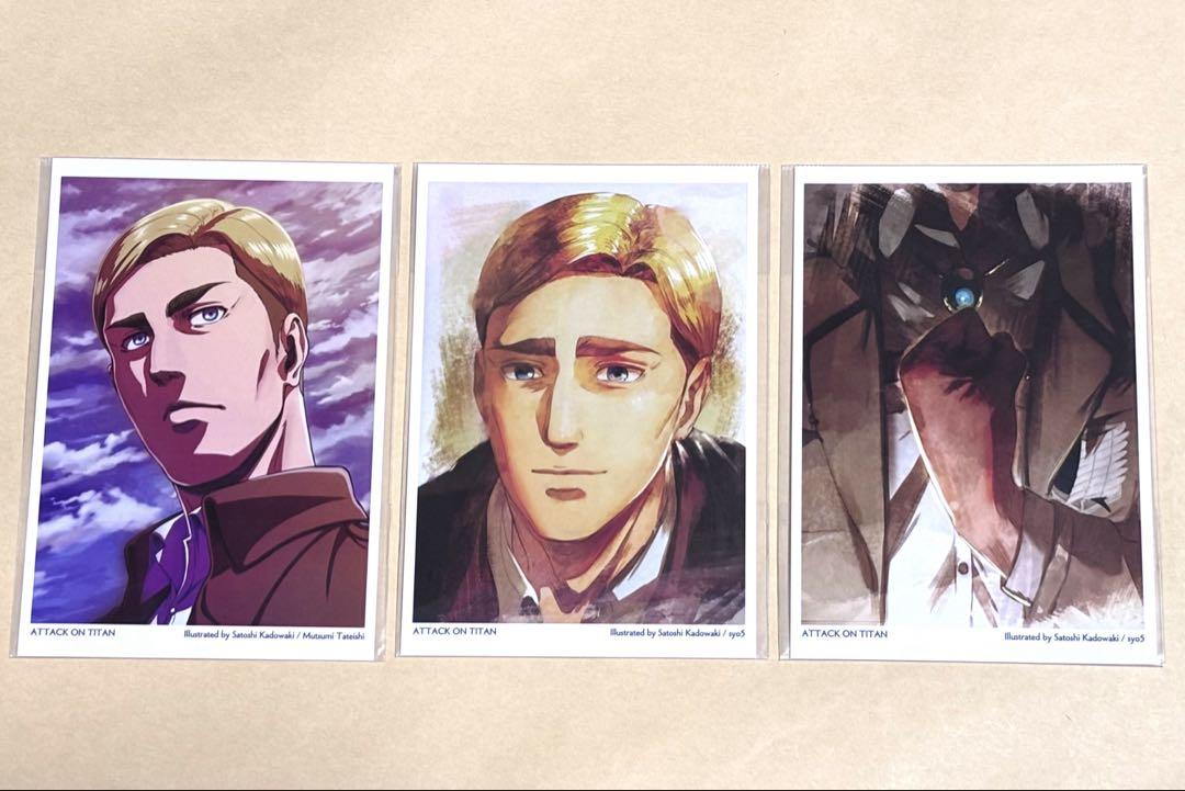 

[USED] Attack on Titan WIT Postcard Erwin