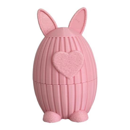 Bol à bonbons Imprimé en 3D Forme d'œuf Décoration de Pâques Sécurisé pour les enfants Surface lisse Ornement de festival Chasses au trésor de vacances Cadeau de fête