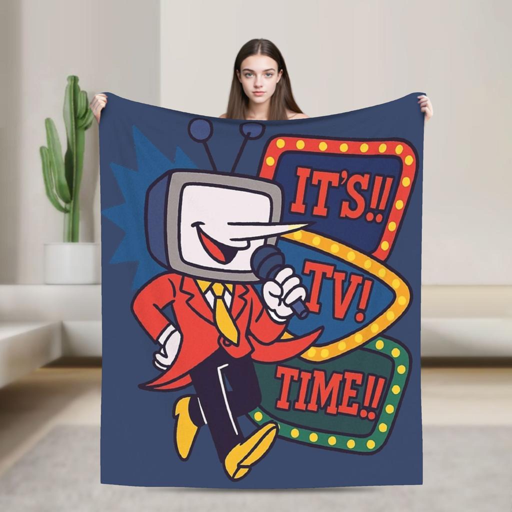 Delta Rune Kris Deltarune Blankets Wool Novelty Soft Throw Blankets for Bed Sofa Summer
