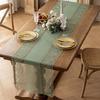 Spitzen Tischläufer Ausgestanzte Platzsets für Esstisch Kommode Buffet Dekor Faltenfreies Schutz-Tischdecke für Esstisch Zuhause Hochzeit Party