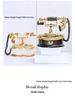 Yi Zhi Lin Retro Evropský Telefon s Otočnou Číselnicí Hudební Skříňka - Vintage Domácí Dekorace Displej