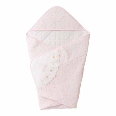 Petit Baby Spielzeug Muster Baby Afghan glattes Material 85cm x 85cm Wickeltuch Neugeborene Geburtsvorbereitung Entlassung Babygeschenk Geschenk 10302 (Rosa)