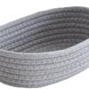 3 STK Baumwollseil Aufbewahrungskorb Gewebt Nordisch Oval Organizer Behälter Körbe Dekorative Desktop Aufbewahrungsboxen für Kleidung Bücher Handtücher Kosmetik