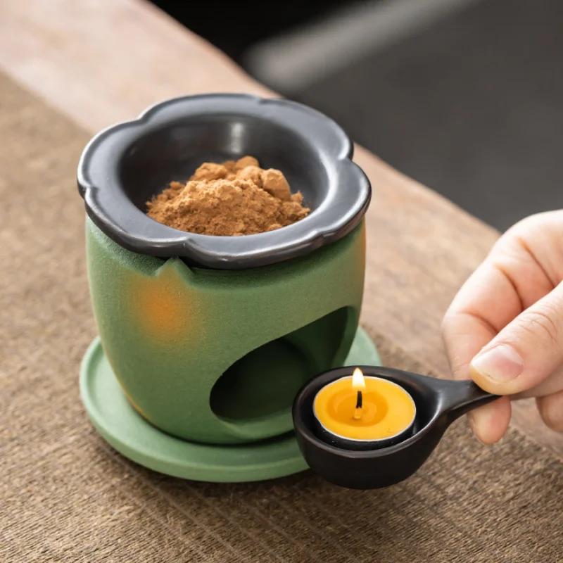 Candle Aromatherapy Furnace Essential Oil Furnace Aromatherapy Holder Lamp Burner Home Decor Household Romantic