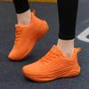 Spring Women Casual Shoes Breathable Mesh Sneakers for Women's Shoes Orange Sneakers Ladies Thick Sole Shoes Gym Sports Shoes