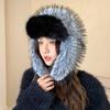 Winter Versatile Imitation Mink Hair Cold Proof Lei Feng Hat Japanese Retro Hat Casual Warm Hat Big Head Surround Head Hat