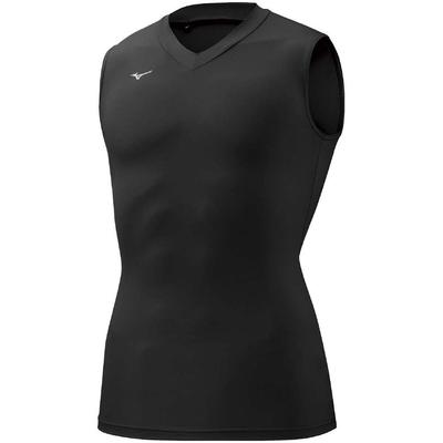 2021 Dry Accel Bio Gear Compression Training UV Matte Size L Men's Shirt, V-Neck Sleeveless, Moisture-Wicking, Quick-Drying, Stretch,