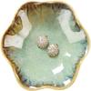 LOTUS LEAF JEWELRY TRAY - Ceramic Ring Holder Small Key Bowl Organizer Dish for Mom Friend Sister Jewelry Not Included 2pcs