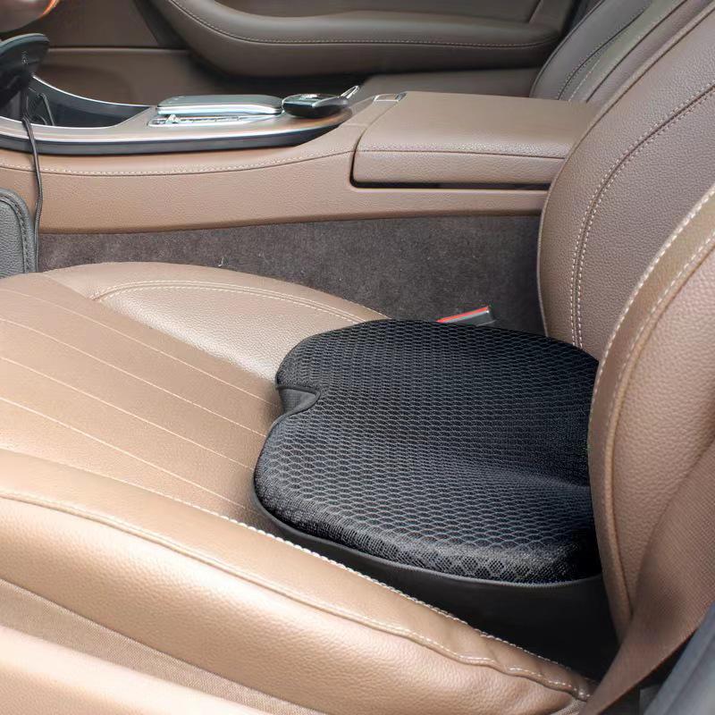 Comfortable Dual-Use Memory Foam Lumbar Support Cushion for Car—Four Seasons Universal Fit