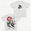 2026 One Piece Unisexs and Womens Tshirt Roronoa Zoro Anime Round Neck Tee Summer Boy Spring Boys Short Sleeves Parentchild